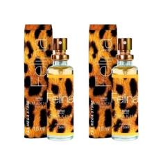 Kit 02 Perfume Feminino Felina Amakha Paris 15Ml Para Bolsa