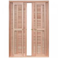 Porta Janela Com 2 Caixilhos De Correr Para Vidros Inteiros Rondosul Natural