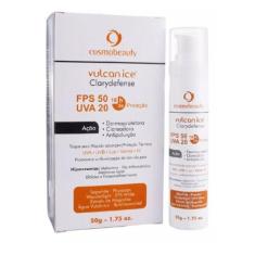 Vulcan Ice Clarydefense FPS50 Protetor Solar Cosmobeauty 50g