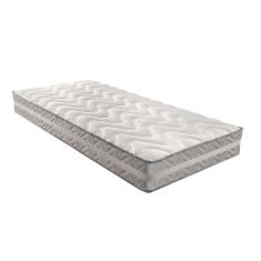 Colchão Solteiro Espuma EP Master Prata Double Face D28 88x188x17cm Escuro Estampado Paropas