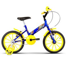 Bicicleta Infantil Com Rodinhas /Cestinha e Buzina de ar Ultra Kids T Aro 16