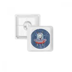 Teclado mecânico PBT para viagem do universo e alienígena, kit de atualização para jogos