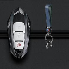 TPHJRM Capa da chave do carro em liga de zinco, adequado para Nissan Rogue XTrail T32 T31 Qashqai J11 J10 chuta Tiida Pathfinder Murano Juke