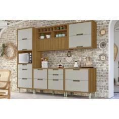 Cozinha Modulada Nesher Camponesa Completa Nesher Imperatriz 5 Peças (