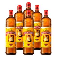 Cachaça Adoçada Velho Barreiro 910ml 6 Unidades