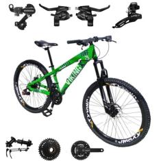 Bicicleta Vikingx 21v Aro 26 Tuff 25 Aluminio Shimano Mtb Freeride Sus