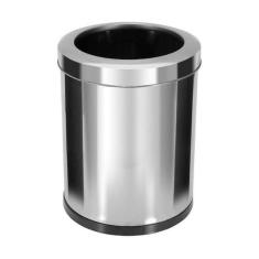Lixeira Em Inox Com Aro Inox 13,5 Litros