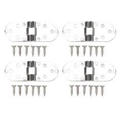 Dobradiça Dobrável Dobrável Dobradiça Dobrável Dobrável, Dobradiça Com Aba de 180 Graus Profissional 4 Conjuntos para Mesa de Computador para Armário para Porta para Mesa