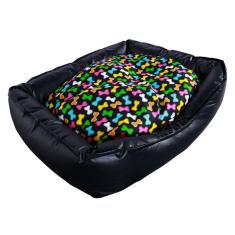 Cama para Cachorro e Gato Caminha Eco Pet Impermeável com Almofada Antialérgica Lavável BF Colchões