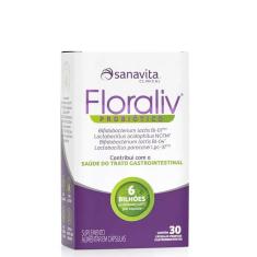 Floraliv Probiotico - 30 Cápsulas Vegetais - Sanavita