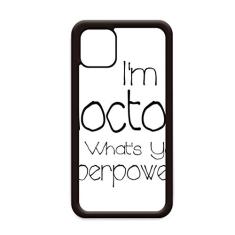 Capa Proud Doctors I'm a Doctor English para iPhone 12 Pro Max para Apple Mini Mobile Case