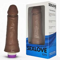Pênis Erectus Ebony Vibro 18 cm x 4,5 cm