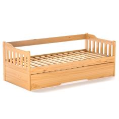 Bicama Solteiro Prime Madeira Maciça Mel Housin