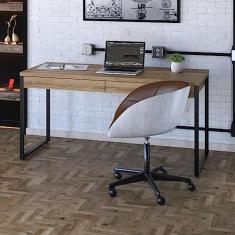 Mesa para Escritório 150cm 2 Gavetas Kuadra