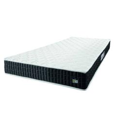 Colchão Solteiro Espuma D33 New Millenium 88x188x19cm Branco/Preto Hellen - Suporta até 120kg por Pessoa