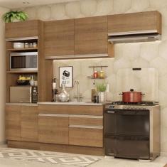 Armário de Cozinha Completa 270cm Rustic Glamy Madesa 15