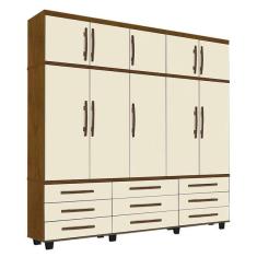 Guarda-roupa Casal Thor 10 Pt 9 Gv Mel E Pérola