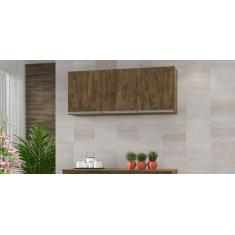 Armário de Cozinha Aéreo Nathan 120cm Chocolate