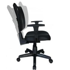 Cadeira Executiva Back System Be-one com Braços Reguláveis - Cor Preta