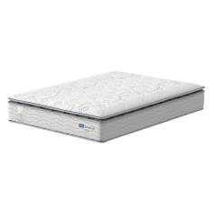 Cama Box Baú Branco E Colchão Amsterdã Molas Ensacadas Casal Probel