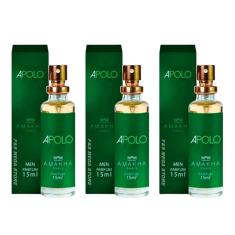 Kit 3 Perfume Masculino Amakha Paris Apolo Verde