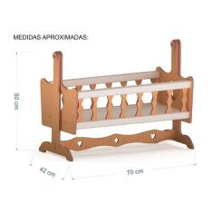 Berço Rocco Compatível Com Bebe Reborn B - Darama