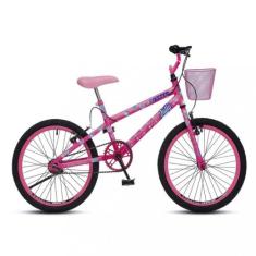 Bicicleta Infantil Aro 20 Jully 107 Colli, 20", Rosa Neon, 14