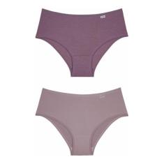 Calça Clássica Algodão Del Rio Kit C/6 Ref.50368, New nude, Quartz, G