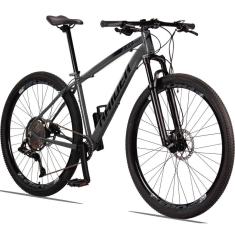 Bicicleta aro 29 raider z3x pro 12 vel  freio hidráulico susp. com trava no guidão-Unissex