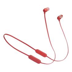 Fone de Ouvido Bluetooth JBL Tune 125BT Vermelho Intra-Auricular com Microfone e 16h de Bateria