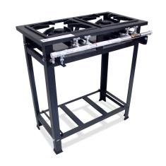 Fogão Industrial P5 2 Bocas Baixa Pressão 1QS e 1QD - MetalFour