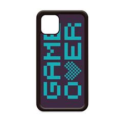 Capa Blue Game Over Pixel para iPhone 11 Pro Max para Apple Mobile Case Shell