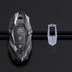 TPHJRM Capa de chave de carro em liga de zinco, capa de chave, adequada para Hyundai i30 Ix35 Encino Azera Accent TM Palisade Santa Fe