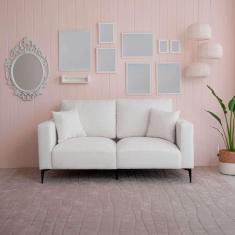 sofá na caixa ubbe bouclé branco 170 cm