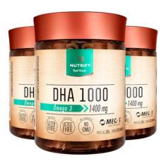 Kit 3 Ômega 3 DHA 1000 Nutrify 120 Cápsulas