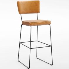 Banqueta Alta Para Cozinha E Allana L02 Couríssimo Whisky