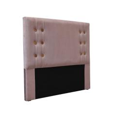 Cabeceira Cama Box King 195cm E Recamier Gênova Veludo Lilás S04 - D`rossi