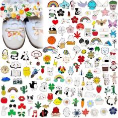 Pinos para Sambas - Alfinetes de sapato AELVOURS para samba mistos fofos amuletos de sapato para meias de tênis, alfinetes engraçados esmaltados para mochilas, Zinco, Sem Pedra Preciosa