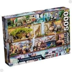 Quebra Cabeça O Incrível Reino Animal 5000 Peças 04597 -Grow