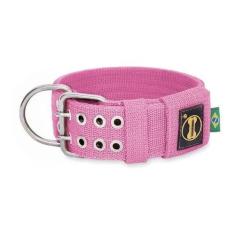 Coleira Cachorro Grande Forte Coleira Amorosso Coleira Forte (Rosa Tra