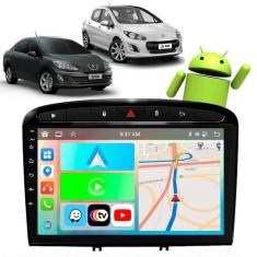 Kit Multimidia Android CarPlay 9pol Peugeot 308 408 12 16 19 - E-Carpl