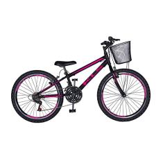 Bicicleta Feminina Sport Gold Aro 24 Freio V-brake MTB 21 Marchas Kls