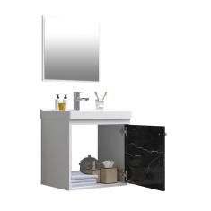 Gabinete Banheiro Em Mdf Com Pia Cuba - Veneto