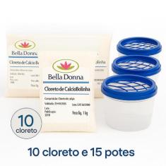 Cloreto De Calcio 10kg Anti Mofo + 15 Potes - Bella Donna