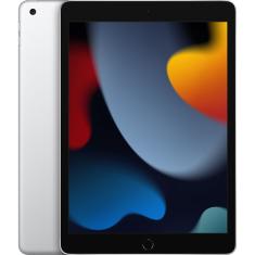 Tablet iPad 9 (9ª geração) A2602 MK2L3LL/A Wi-Fi 64GB Tela Retina Multitouch 10.2 8MP/12MP - wifi- cor (silver) Prata