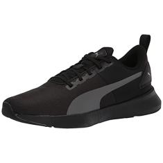 PUMA Tênis de Corrida Masculino Flyer Runner, Puma Black Castlerock, 10.5