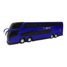 Kit 5 Ônibus Miniatura 2 Andares Viação Petroleum 1/43 Roma