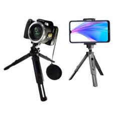 Mini Tripe Retrátil Celular Vertical Horizontal Profissional