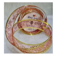 Kit 3 Fita de Natal Decoração Enfeites Detalhada 4cmx3m Cada - Cromus,