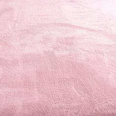 Lençol De Plush Flannel Avulso Com Elástico - Hiper Textil - Rosa - Casal